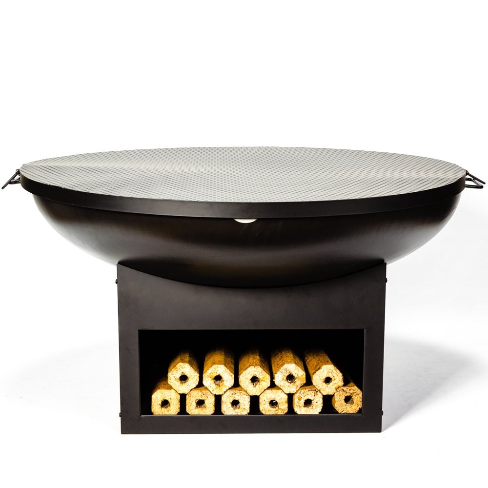 Black Steel Table Top for 100cm Fire Bowl - by La Fiesta