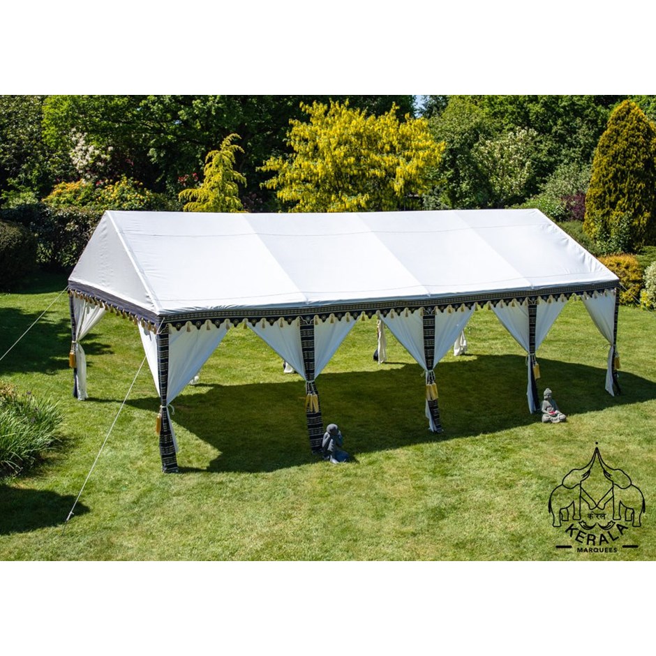 4x8m Luxury Indian-Style Waterproof Polycotton Marquee - by Kerala
