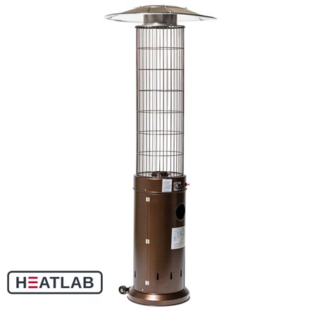 13kW Circle Flame Gas Patio Heater in Brown by Heatlab®