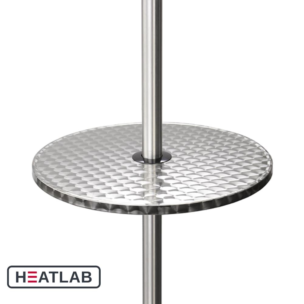 Stainless Steel Adjustable Round Table For Floor Standing Patio Heater