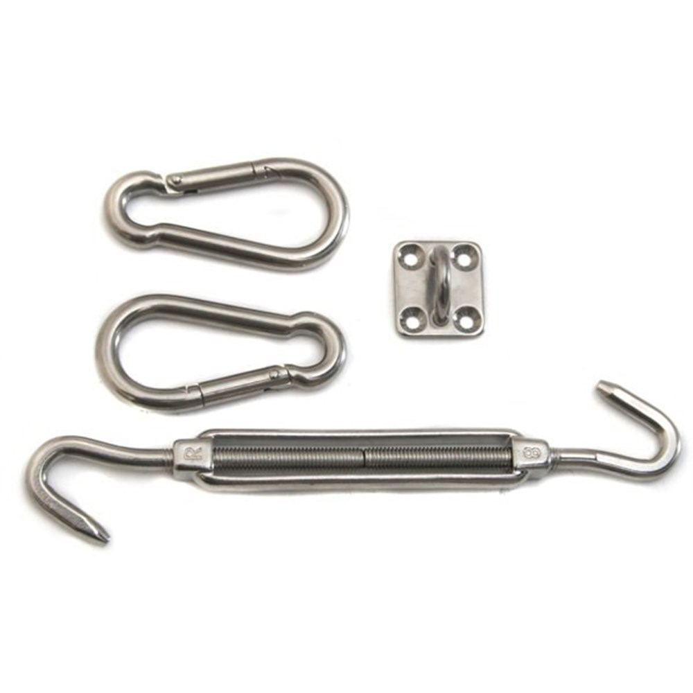 Rectangle/Square Shade Sail Fixing Kit - Stainless Steel - 4 Corners