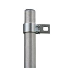 9ft 10\ / 3m Galvanised Shade Sail Pole With Bracket Clamp"