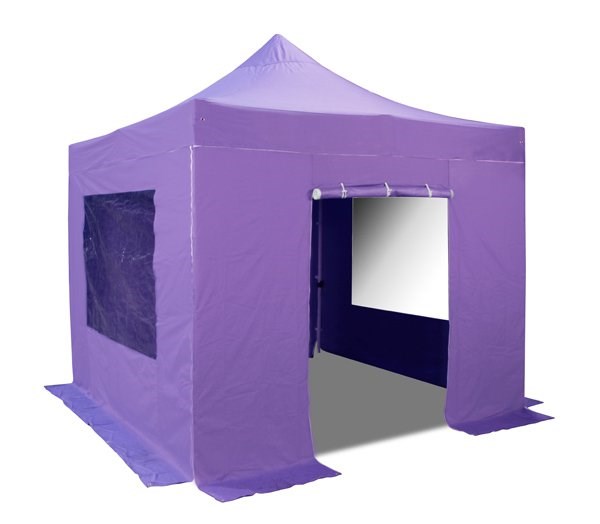 Side Walls and Door Only for 3m x 3m Gazebos - Lilac