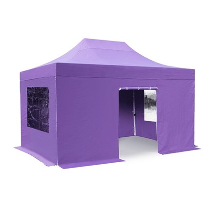 Side Walls and Door Only for 3m x 4.5m Gazebos - Lilac