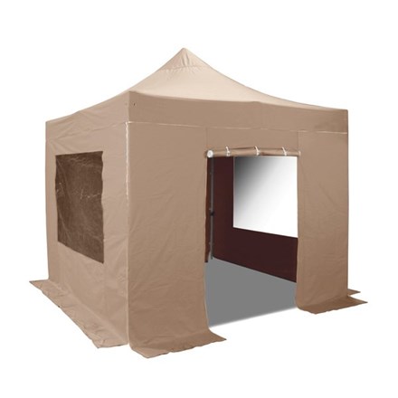 Side Walls and Door Only for 3m x 3m Gazebos - Beige