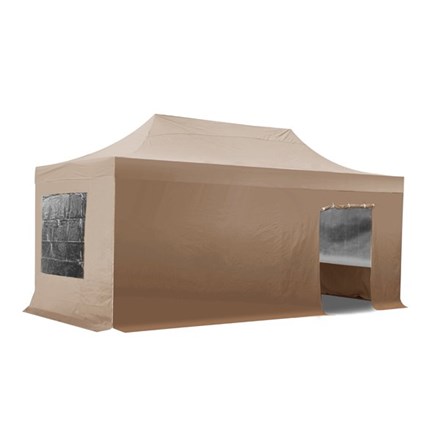 Side Walls and Door Only for 3m x 6m Gazebos - Beige