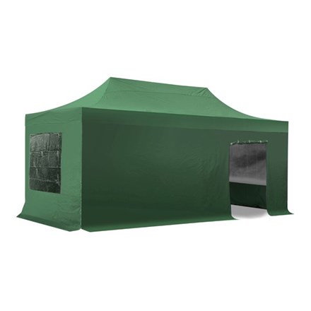 Side Walls and Door Only for 3m x 6m Gazebos - Green