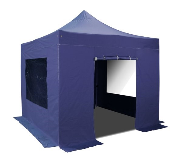 Side Walls and Door Only for 3m x 3m Gazebos - Blue