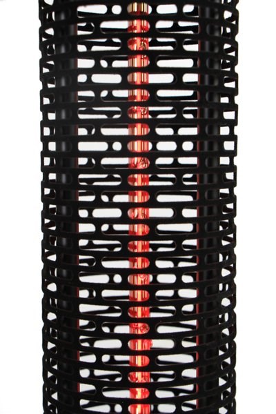 1.2kW IP55 Freestanding Electric Patio Heater with Safety Mesh by Heatlab®