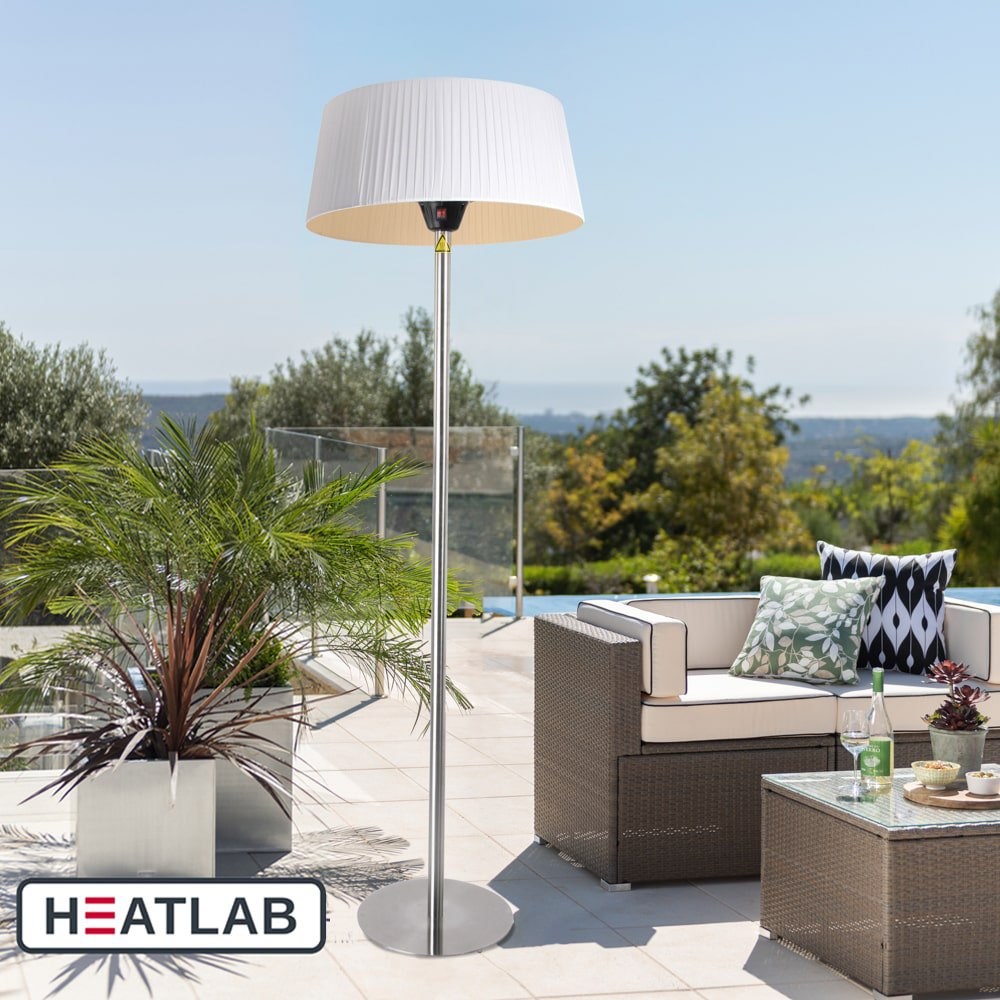 Free Standing 2.1kW Lamp Shade Electric Patio Heater