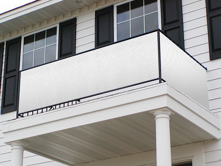 3m Polar White 185gsm Knitted Net Screening - Shading 90%