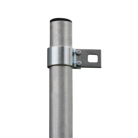 16ft 4\ / 5m Galvanised Shade Sail Pole With Bracket Clamp"