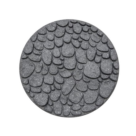 18\ (46cm) River Rock Stepping Stone Grey - Pack of 2"