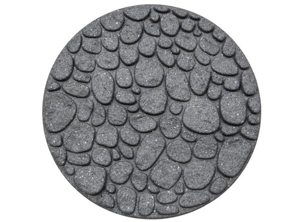 18\ (46cm) River Rock Stepping Stone Grey - Pack of 2