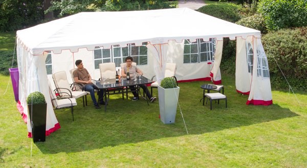 3m x 6m Clarendon Party Tent with Side Walls - by Primrose™