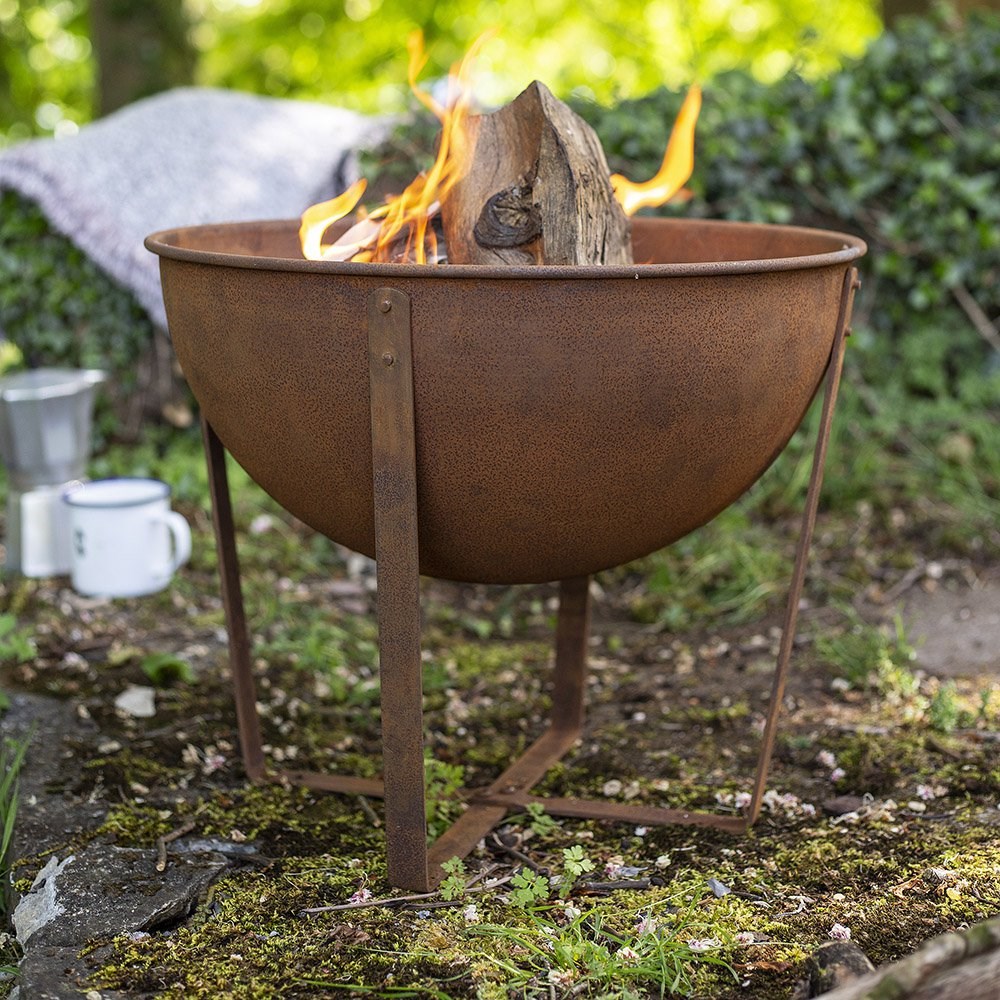 Tamba Oxidised Steel Fire Pit