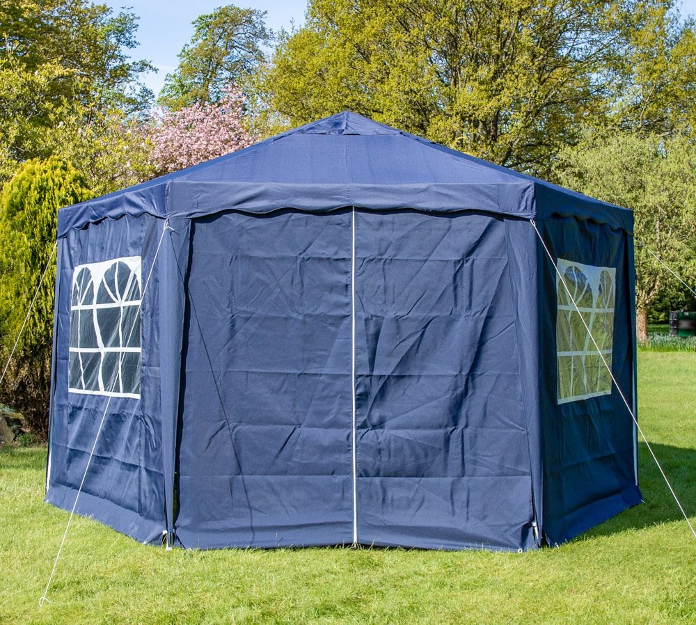 3.92m Side Walls for Budget Party Tent Blue Gazebo