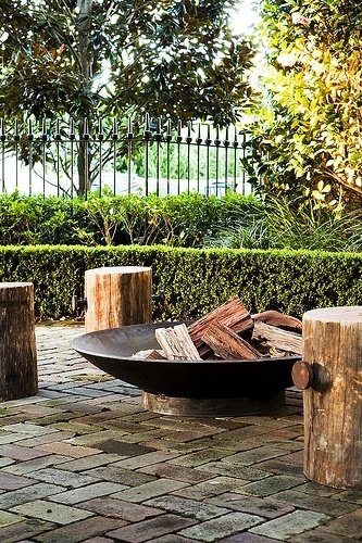 100cm Corten Steel Fire Pit and Water Bowl