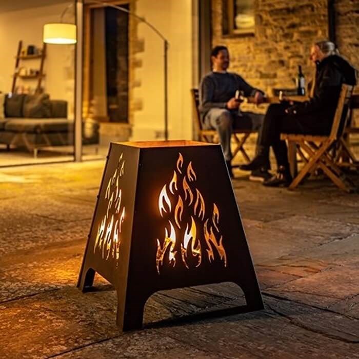 H:48cm Quadro Firebasket by Smart Garden