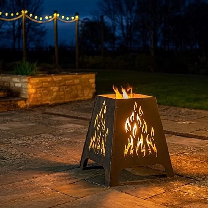 H:48cm Quadro Firebasket by Smart Garden