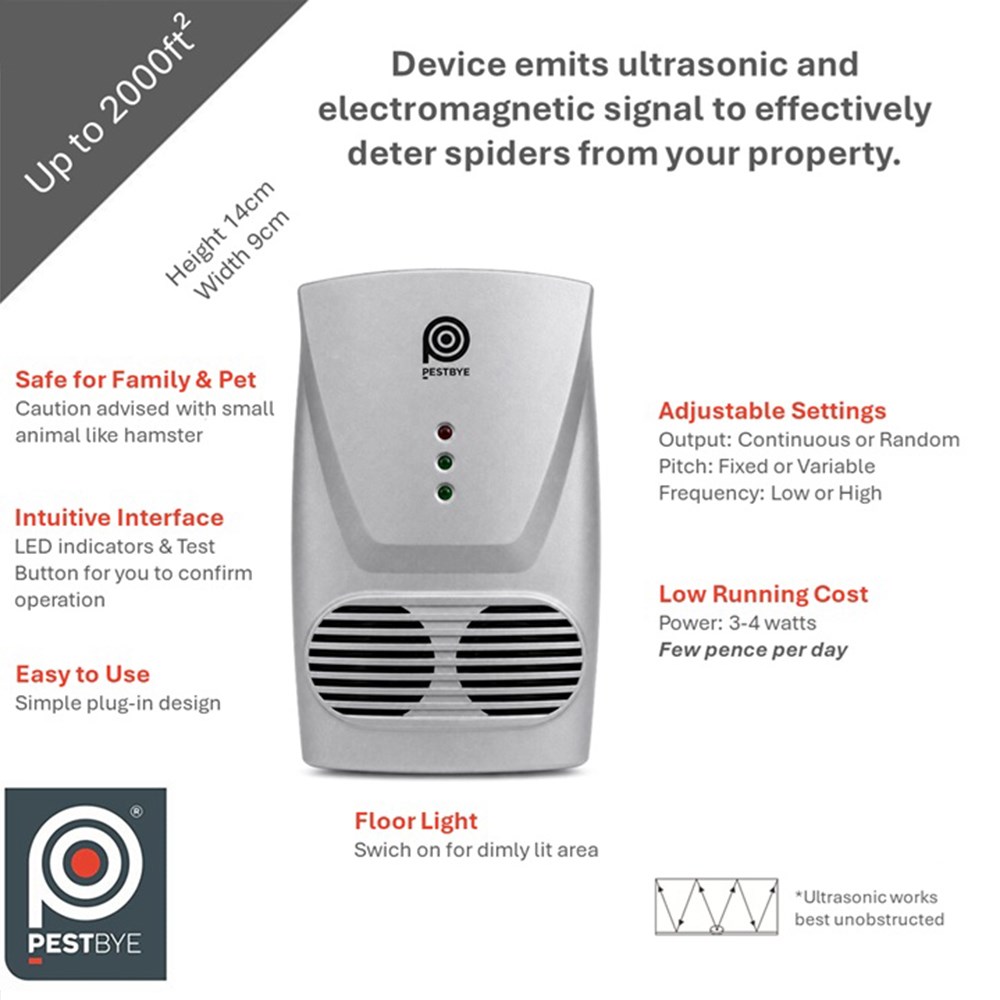 PestBye Advanced Whole House Spider Repeller
