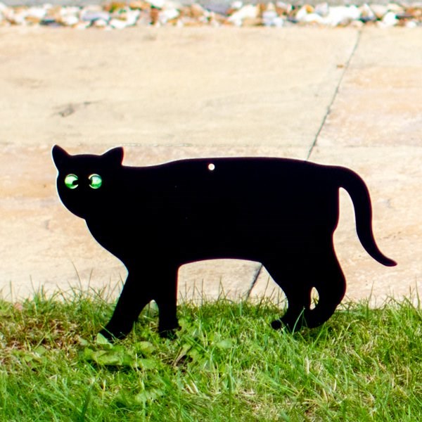 Set of 3 Cat Scarers Cat Silhouettes with Lifelike Eyes by PestBye™