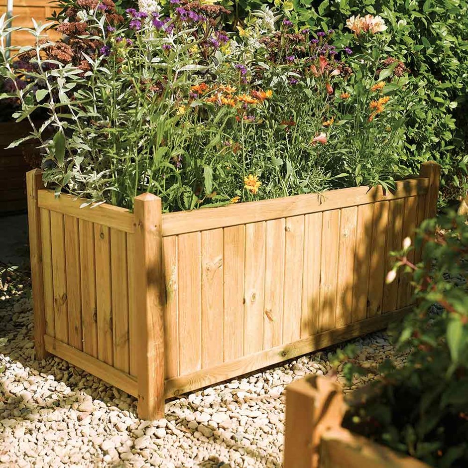 1m (3ft 3in) Versailles Rectangular Planter by Rowlinson®