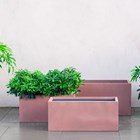 Copper Zinc Trough Planter