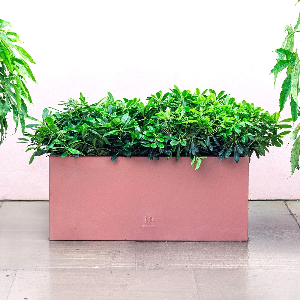 Copper Zinc Trough Planter