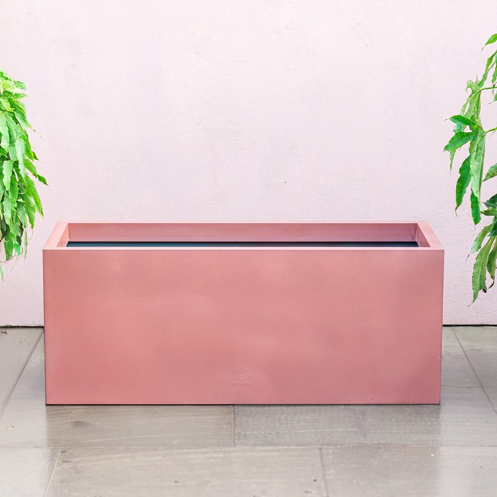 Copper Zinc Trough Planter