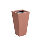 Copper Zinc Tapered Square Planter
