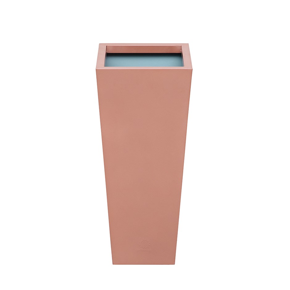 Copper Zinc Tapered Square Planter