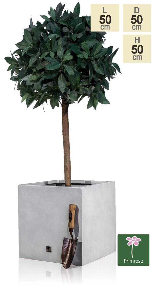 Gloss Fibreglass Cube Planter