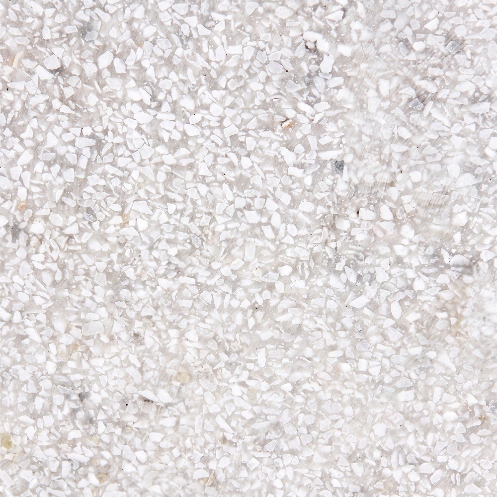 White Terrazzo Polystone Cube Planter