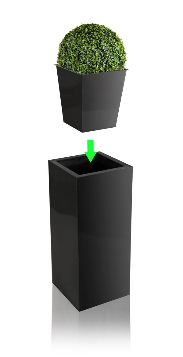 28cm Tall Cube Planter Insert - By Primrose™