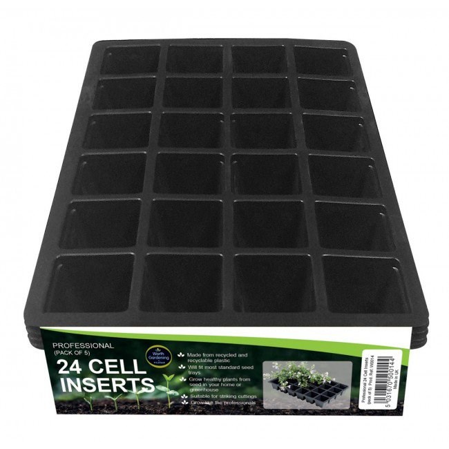 5 Pack Seedling Planter Tray 24 Cells