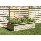 700L Wooden Sleeper Raised Bed