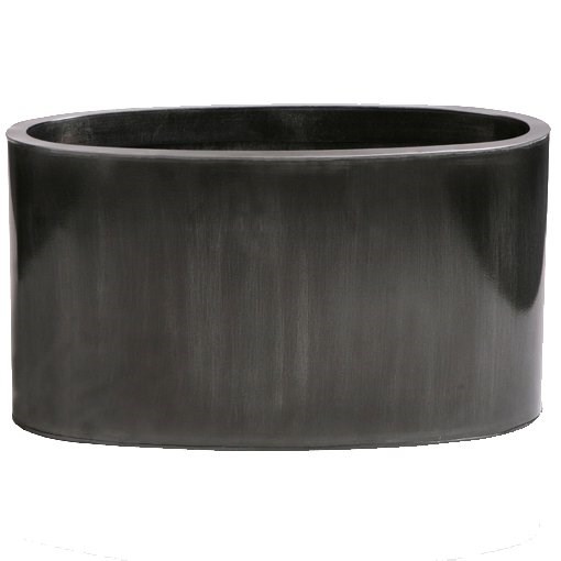 Platinum Zinc Oval Planter