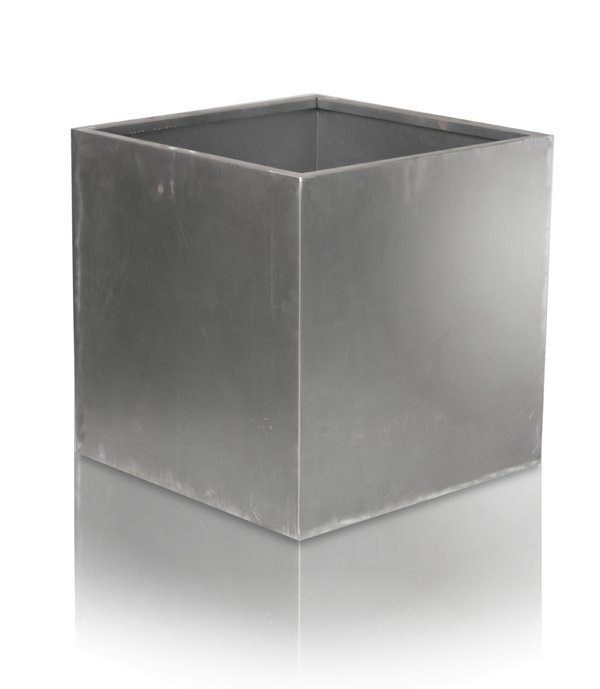 H60cm Large Corten Steel Cube Planter