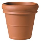 Verona Terracotta Rolled Rim Round Planter