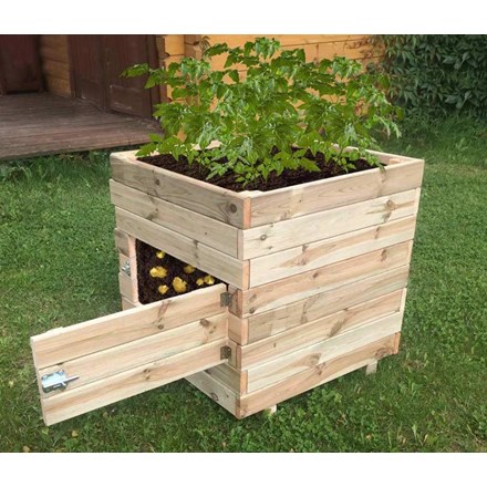60cm (23in) Square Potato Planter with door by Zest 4 Leisure®