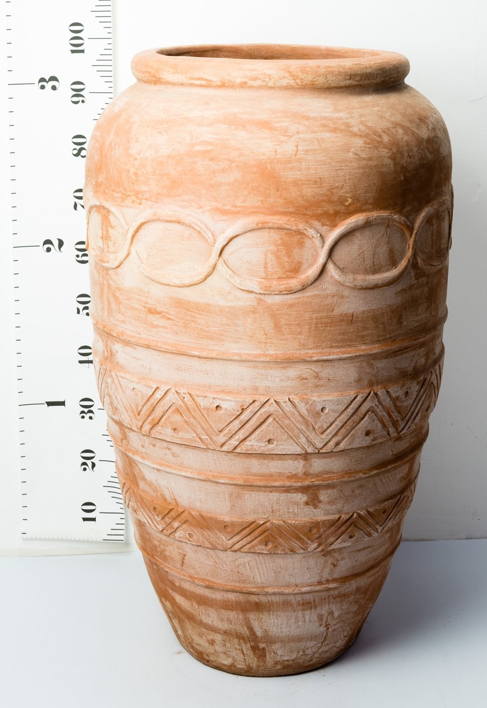 H100cm Terracotta Tall Vase Planter