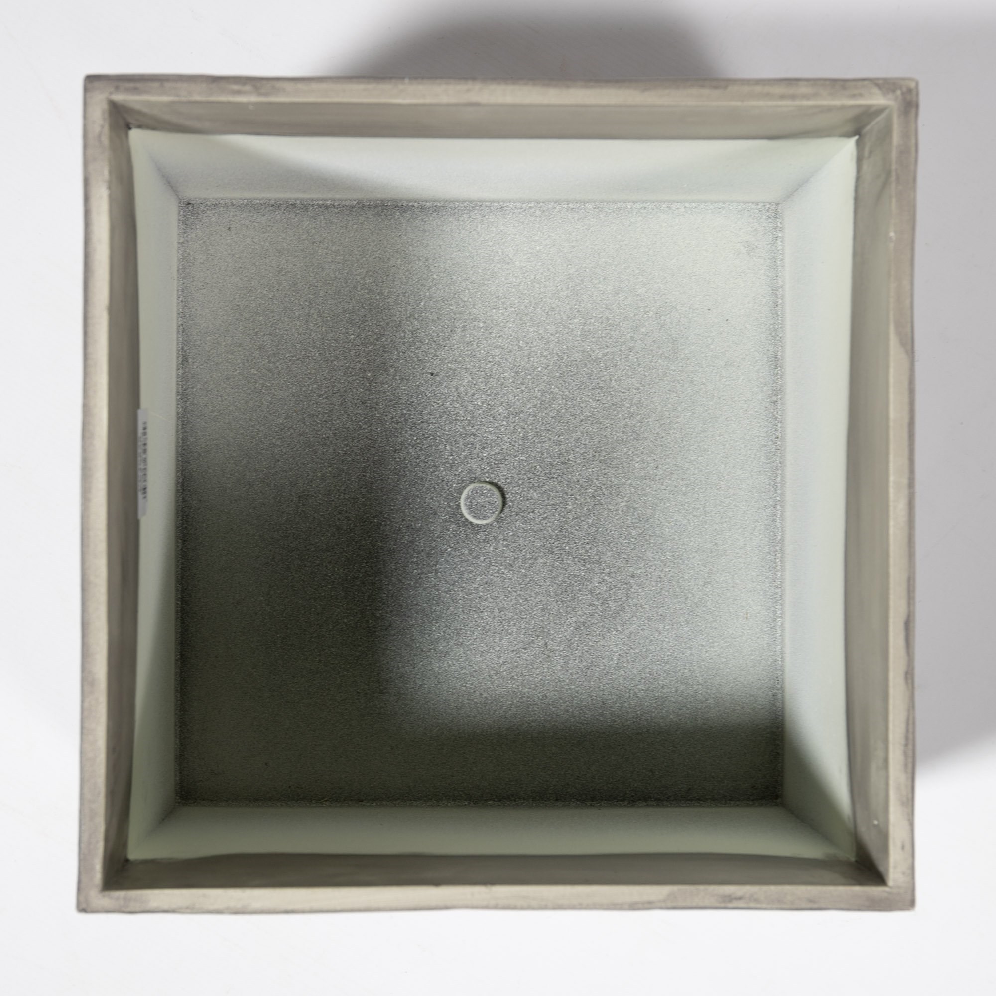 Wood Effect Resin Square Planter
