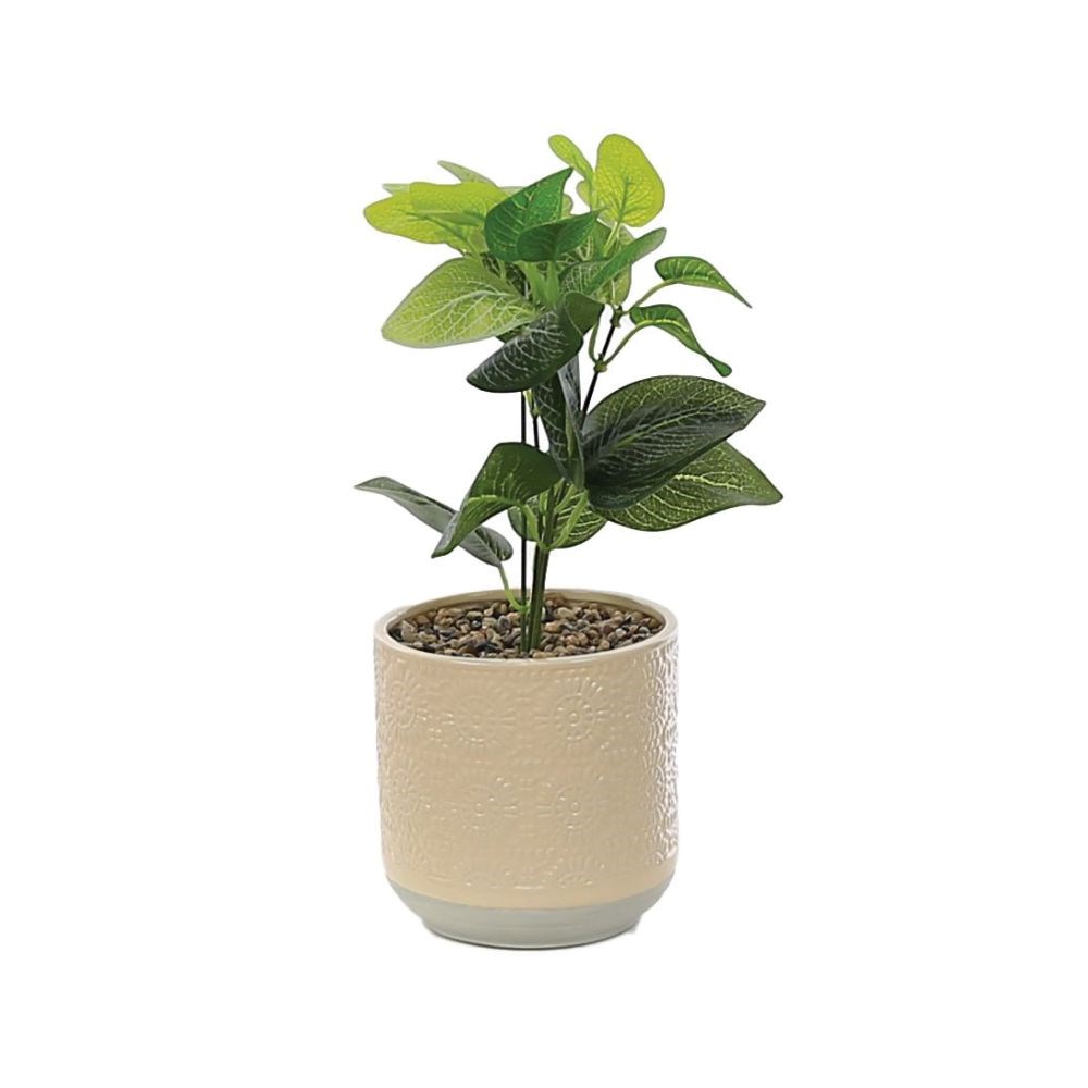 Artificial Foliage & Decorative Pot