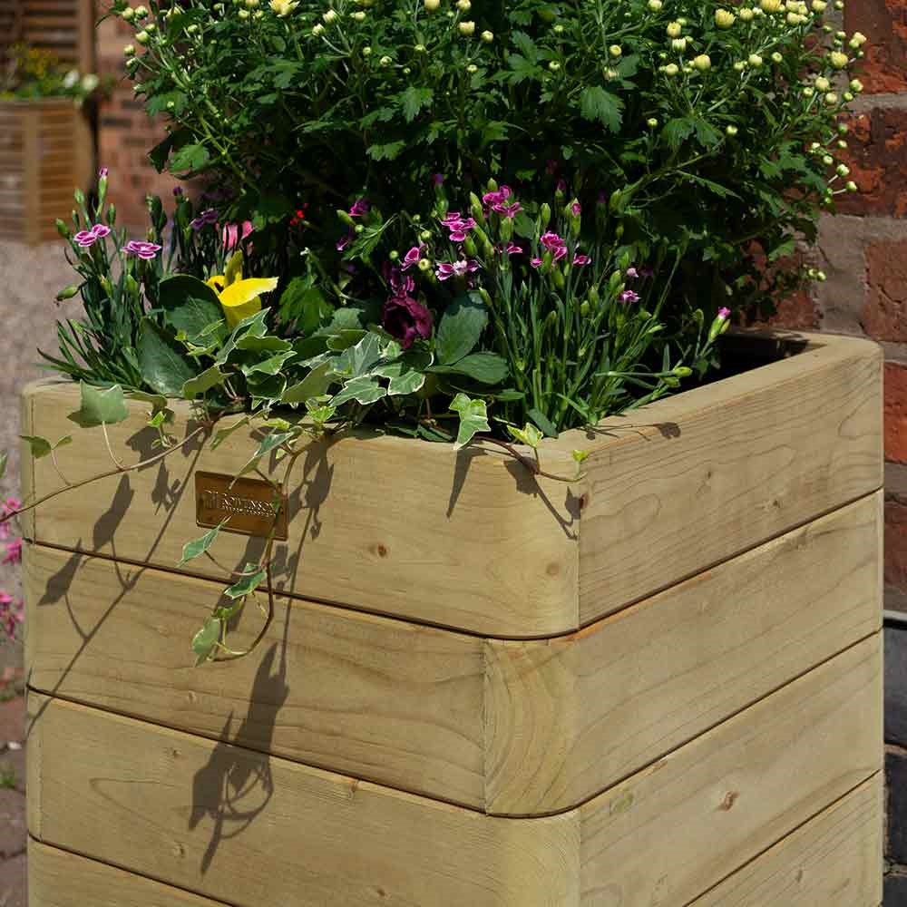57cm Marberry Tall Hardwood Planter by Rowlinson®