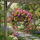 Bee-Conscious Hanging Basket With Coco Liner