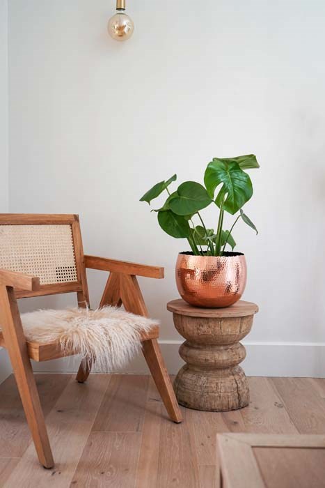 Copper Hammered Bowl