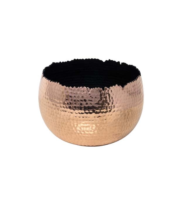 Copper Hammered Bowl