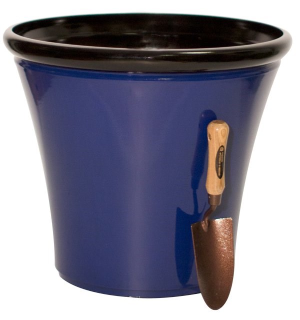 55cm Royal Blue Cone Planter - By Primrose™