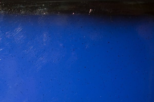 59cm Royal Blue Glaze Effect Trough Planter - By Primrose™